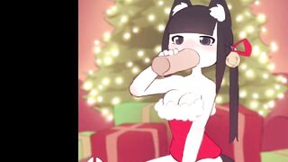 Cat Girl Christmas (Blowjob)