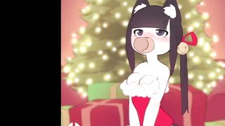 Cat Girl Christmas (Blowjob)