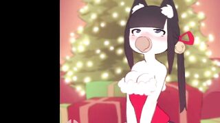 Cat Girl Christmas (Blowjob)