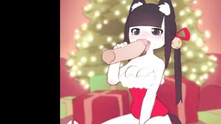 Cat Girl Christmas (Blowjob)