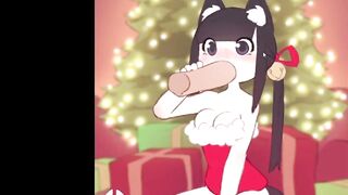 Cat Girl Christmas (Blowjob)