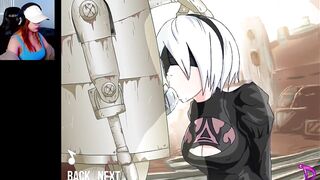 Instead of fighting, the robot fucked her
