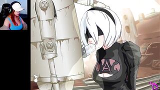 Instead of fighting, the robot fucked her