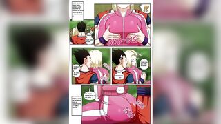 ANDROID 18 IS FUCKED BY GOHAN IN THE TOURNAMENT OF POWER