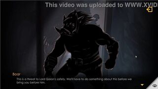 Escape dungeon.A healthy boar fucked a pretty blonde.