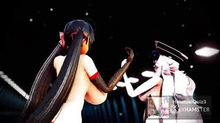 mmd r18 Taihou azur lane sexy milf anal queen want cum swallow 3d hentai