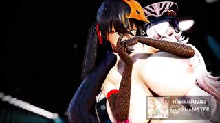 mmd r18 Taihou azur lane sexy milf anal queen want cum swallow 3d hentai