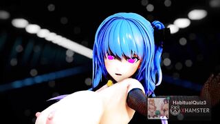 mmd r18 Saint Louis princess fuck step dad with big dick 3d hentai