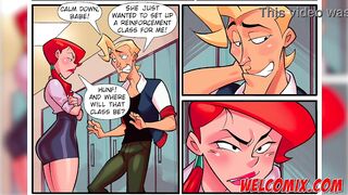 A very hot teacher and crazy about sex! Pervert Sex Toons