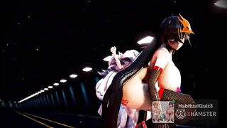 mmd r18 Azur LaneBuffed Graf Zeppelin vs Taihou sexy milf want anal creampie 3d hentai