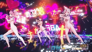 mmd r18 Spring of life Aqua Ayame Marine sexy bitch want to fuck hard 3d hentai