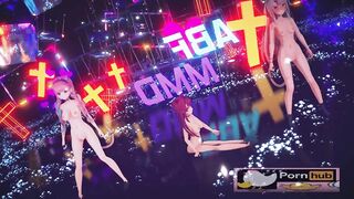 mmd r18 Spring of life Aqua Ayame Marine sexy bitch want to fuck hard 3d hentai