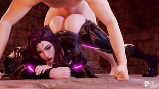 League of Legends - KDA Kai'sa Creampied Multiple Times Part 2 (Animation with Sound)