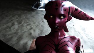 Starwars Darth Talon gets fucked by the Mandalorian