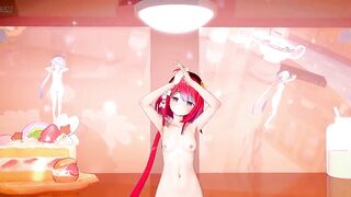 Honkai Impact Griseo Undress Dance Hentai