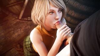 3D Compilation: Resident Evil Ashley Graham Blowjob Creampie Face Fuck Uncensored Hentai