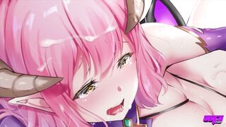 HENTAI PROS - Lucky Dude Wakes Up In The Night & Finds A Horny Girl Trying To Steal His Cum