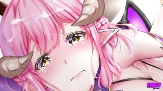 HENTAI PROS - Lucky Dude Wakes Up In The Night & Finds A Horny Girl Trying To Steal His Cum