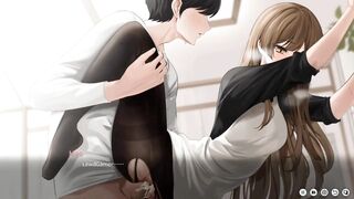 In kitchen Horny virgin girlfriend want hard rough sex big dick 18+ anime hentai cartoon sex game