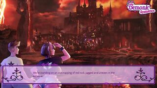 Succubus gangbangs everyone in this porn game - My Demonic Romance