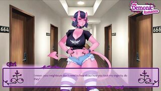 Succubus gangbangs everyone in this porn game - My Demonic Romance