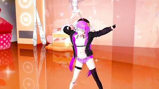 Griseo Honkai Impact Undress Dancing Hentai Song Melancholic Small Tits Girl MMD 3D Purple Hair