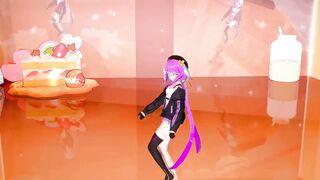 Griseo Honkai Impact Undress Dancing Hentai Song Melancholic Small Tits Girl MMD 3D Purple Hair