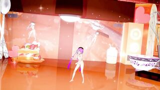 Griseo Honkai Impact Undress Dancing Hentai Song Melancholic Small Tits Girl MMD 3D Purple Hair