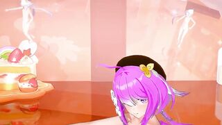 Griseo Honkai Impact Undress Dancing Hentai Song Melancholic Small Tits Girl MMD 3D Purple Hair