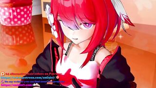 Griseo Honkai Impact Undress Dancing Hentai Song Melancholic Small Tits Girl MMD 3D Purple Hair