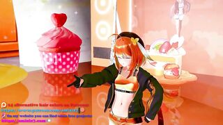 Griseo Honkai Impact Undress Dancing Hentai Song Melancholic Small Tits Girl MMD 3D Purple Hair