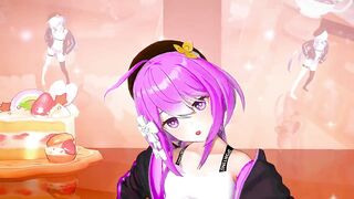 Griseo Honkai Impact Undress Dancing Hentai Song Melancholic Small Tits Girl MMD 3D Purple Hair