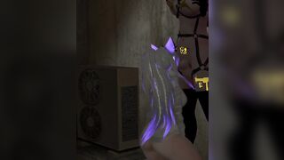 Hot sex in the alleyway for a free beer~