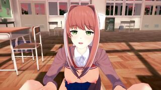DDLC - Lesbian POV with Monika