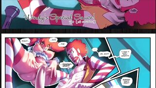 Wendy's Special Sauce pussy rubbing dick [Hentai]