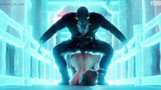 Overwatch - Kiriko Cumshot Cinematic (Animation with Sounds)