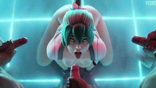 Overwatch - Kiriko Cumshot Cinematic (Animation with Sounds)