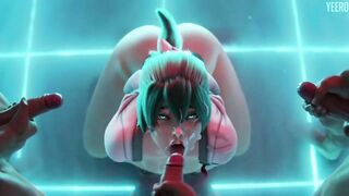 Overwatch - Kiriko Cumshot Cinematic (Animation with Sounds)