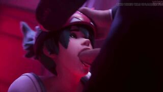 Overwatch - Kiriko Cumshot Cinematic (Animation with Sounds)