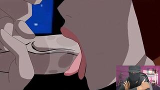 Gwen from Ben 10 sucks Kevin's dick hentai