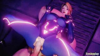Samus aran she is fucked a big cock and cums inside 4k HD 60fps