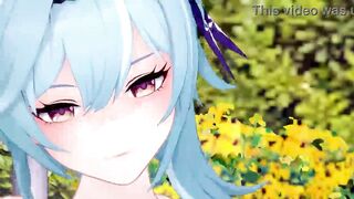 Genshin Impact: 【MMD Dance】Con Calma (Noelle, Amber, Eula).