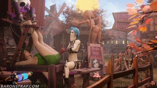 Jinx and Professor Garlick Renn Faire Tickle