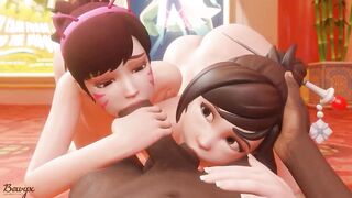 Dva ( Overwatch ) . part. 3 ( 4K )
