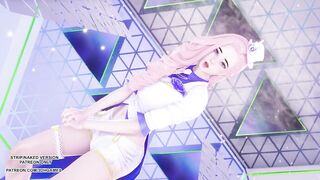 [MMD] LEE SUHYUN - ALIEN Seraphine Sexy Kpop Dance League Of Legends Uncensored Hentai 4K