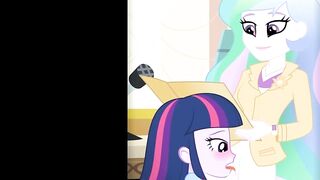Twilight is Celestia's Favourite Student~! MLP Animation With Voice Acting (Artist: RandomTripleS)