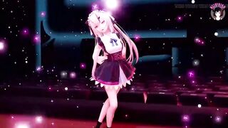 Cute Dance + Gradual undressing (3D HENTAI)