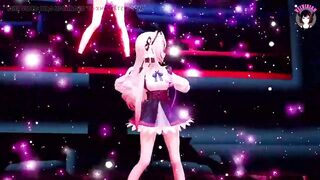 Cute Dance + Gradual undressing (3D HENTAI)