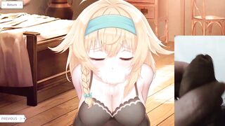 Take Me to the Dungeon!! Hentai Game Blowjob Scene Porn React