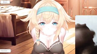 Take Me to the Dungeon!! Hentai Game Blowjob Scene Porn React